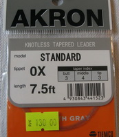akron standart 7,5 ft 0X Tiemco